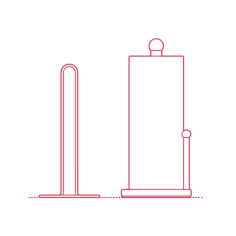 Objects Paper Towel Holders Vinyl Svg File, Free Vectors File